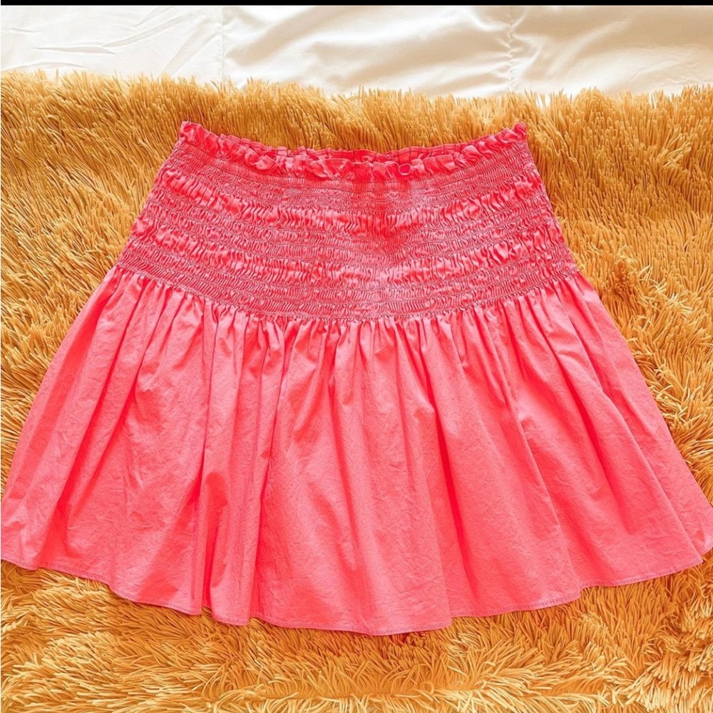 Pink DO+BE smocked skort